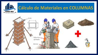 COMO CALCULAR MATERIALES PARA UNA COLUMNAS DE CONCRETO [upl. by Enilasor300]