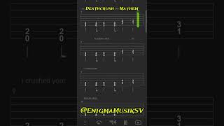 Deathcrush mayhem blackmetal musician guitarrist guitarmusic tabs guitartabs metalguitar [upl. by Matta]