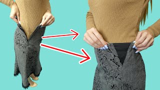 A useful tip how to upsize a skirt the waist easily [upl. by Frances615]