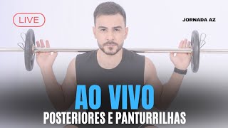 🔴 AO VIVO  Posteriores e Panturrilhas  Desafio Semanal  Treino em Casa  Academia  Musculação [upl. by Einolem77]