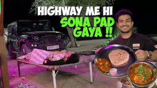 RAJASTHAN KE LOG 🤩 AUR ISS DHABE KA KHANA 😍 PEHLI BAAR HIGHWAY ME KHAT ME SOYA [upl. by Richards]