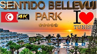 4K TUNISIA SENTIDO BELLEVUE PARK 2023 HOTEL BEACH RESORT [upl. by Joscelin]