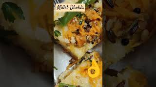 Foxtail Millet Dhokla healthy millet snacks [upl. by Kcam]