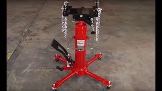 Strongway Hydraulic Transmission Jack  12Ton Capacity 49 58in68 34in Lift Range [upl. by Cloris]