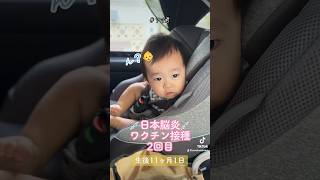 【生後11ヶ月1日】注射💉日本脳炎ワクチン接種2回目👶 ソラ君 baby 赤ちゃん shortvideo shorts 生後11ヶ月 注射 ワクチン接種 育児 子育て 孫 [upl. by Tandie]