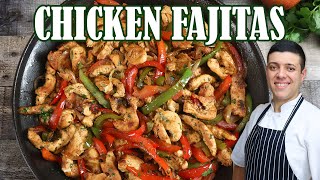 How to Make Chicken Fajitas Recipe  Fast and Easy Mexican Recipe by Lounging with Lenny [upl. by Enrak]