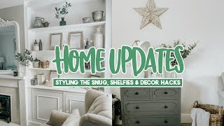 HOME UPDATES SNUG STYLING SHELFIES amp DECOR HACKS  KATE MURNANE [upl. by Durno394]