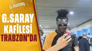 Galatasaray Kafilesi Trabzona Ayak Bastı [upl. by Maxa981]