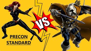 New HeroNew Me Black Widow Precon Vs Standard Taskmaster [upl. by Giefer656]