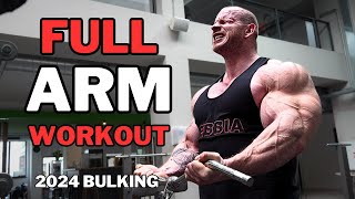 Krizos ARM Workout for HUGE BICEPS amp TRICEPS [upl. by Tniassuot]