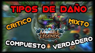 TIPOS de DAÑO 😉  Mobile Legends  Leo [upl. by Redfield]