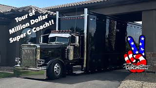 The Most Extreme Custom Peterbilt 389 Motorcoach Ever By Pickett Custom Trucks amp 1492 Coachworks [upl. by Bowman]