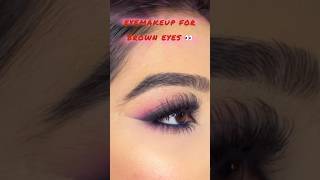 Make your BROWN eyes POP eyemakeup makeup beauty fyp [upl. by Siesser]