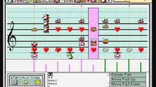 Mario Paint Composer  燃えるハロウィンタウン [upl. by Ennasirk]