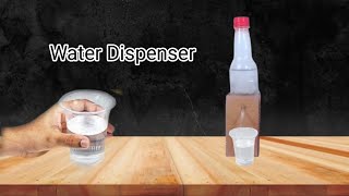 How to make a Water Dispenser 🤔 Cardboard Water Cooler 🤫 Home made Dispenser [upl. by Mercuri]