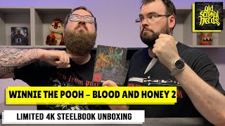 Winnie the Pooh Blood and Honey 2  Limited 4K Steelbook Unboxing [upl. by Eecrad500]