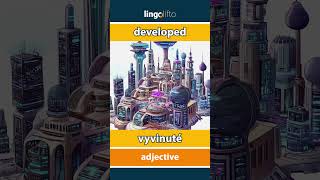 🇬🇧🇸🇰 developed  vyvinuté  vocabulary builder  learn English  naučme sa anglicky [upl. by Washko445]