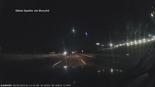 WATCH Giant fireball shoots across the Tennessee sky [upl. by Sparke822]