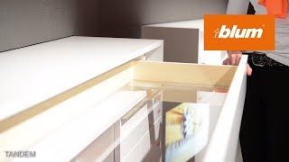 Blum at interzum 2017  MOVENTO and TANDEM [upl. by Neeven708]