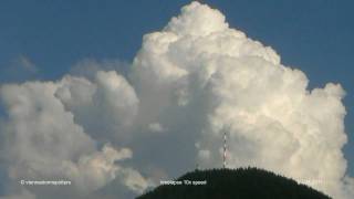 Konvektion Sonnwendstein 24082011 towering cumulus clouds timelapse [upl. by Fendig542]