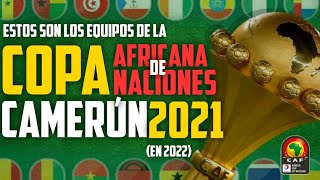 🏆🌍ESTOS SON LOS EQUIPOS DE LA CAF COPA AFRICANA DE NACIONES CAMERÚN 2021EN 2022 ANALISIS⚽️🏟 [upl. by Hpejsoj309]