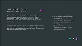 Dynamic Resource Optimization through Machine Learning in Telco [upl. by Ogait]