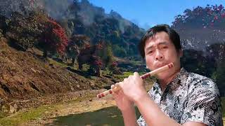 Himalai chuli tyo pallo Patti flute cover [upl. by Carlisle]