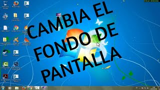 COMO CAMBIAR EL FONDO DE PANTALLA EN WINDOWS 7TUTORIAL 2024 [upl. by Scoville]