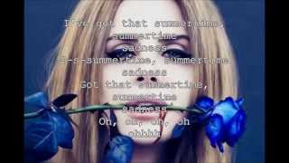 Lana Del Rey  Summertime Sadness Lyrics [upl. by Eniamahs722]