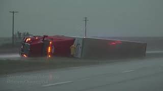 Interstate 70 Closed Due To Multiple Semi Trucks Blown Over  8132019 [upl. by Sheets651]