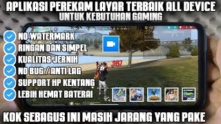 APLIKASI PEREKAM LAYAR GAME TERBAIK BUAT SEMUA HP ALL DEVICE‼️Best Gaming Screen Recorder In 2024🔥 [upl. by Notla]