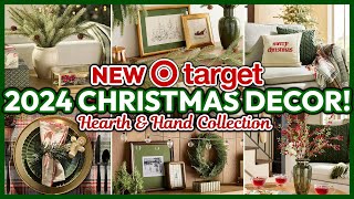 NEW 2024 TARGET HEARTH AND HAND CHRISTMAS DECOR 🎁🎅🏻 ALL BRAND NEW  Target Christmas Decorations [upl. by Ayekahs]