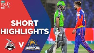 PSL2021  Short Highlights  Lahore Qalandars vs Karachi Kings  HBL PSL 6  Match 11  MG2T [upl. by Yssirc]