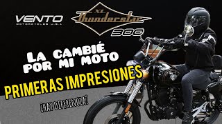 Thunderstar 300 2024 ¡PRIMERAS IMPRESIONES MANEJANDOLA  Motos Vento [upl. by Rabjohn589]