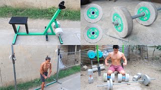 How to Make Homemade Gym Equipment [upl. by Asirehc]