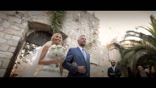 Tamara amp Philippe Wedding at Bonj les bains 1927 beach club  Hvar Croatia [upl. by Quint]