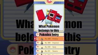 What Pokémon belongs to this Pokédex Entry pokedex pokemon shorts [upl. by Mercy492]