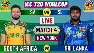 Live SL Vs SA T20 World Cup Match 2  Cricket Match Today  SA vs SL live live [upl. by Dam]