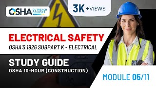 OSHA 10 Electrical Safety Training  Module 5  OSHA 10 Construction Study Guide  OSHA Fatal Four [upl. by Anrim876]