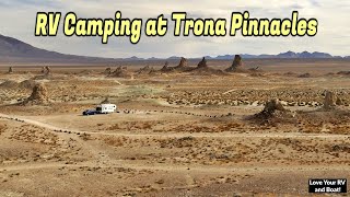 Free RV Camping at Trona Pinnacles in Southern California [upl. by Mat]