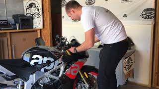 Aprilia Tuono V4 1100RR Windscreen amp Bodywork Removal [upl. by Methuselah666]