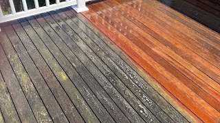 HOW TO Cleaning a Deck with Oxygen Bleach NOT Chlorine Bleach [upl. by Etnaed212]