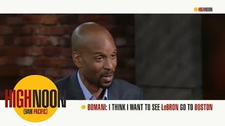 Bomani Jones I think I want to see LeBron James go to the Boston Celtics  High Noon  ESPN [upl. by Severn842]