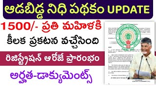 aadabidda nidhi scheme in teluguaadabidda nidhi scheme apply online [upl. by Reel554]