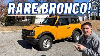 RARE BRONCO  2022 Bronco Base 2door 7speed Manual [upl. by Nauwtna]