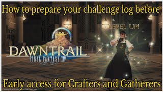 Dawntrail day one experience for craftersgatherers [upl. by Aicetel908]