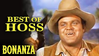 BEST of Hoss Cartwright Dan Blocker  Bonanza  Western [upl. by Nnateragram544]