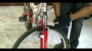 How to Repair MTB Front suspension shocker [upl. by Remle]