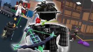 MM2 MONTAGE AS AN EMO TRYHARD Murder Mystery 2 [upl. by Alethia838]