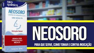 NEOSORO pra quê serve ✅COMO TOMAR [upl. by Aihsik]